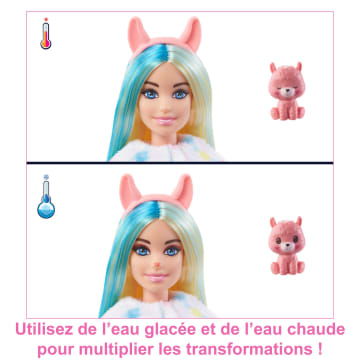 Barbie – Poupée Cutie Reveal-Costume De Lama Et 10 Surprises