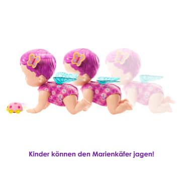 My Garden Baby Krabbelspaß Schmetterlings-Baby Puppe (Rosafarbenes Haar)
