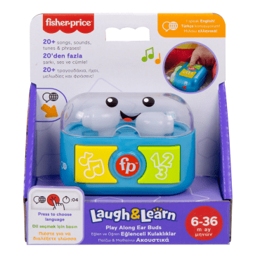 Fisher-Price Eğlen Ve Öğren Eğlenceli Kulaklıklar, Birden Fazla Dil Desteği Bulunan Müzikli, Eğitici Oyuncak - Image 6 of 6