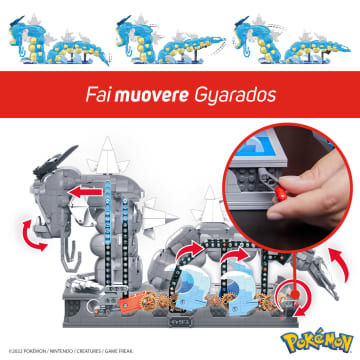 Mega Pokémon Kinetic Guarados Set Di Costruzioni