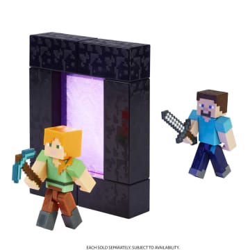 Minecraft Craft-A-Block Assortiment Figuren, authentiek personage gebaseerd op de videogame - Image 3 of 6
