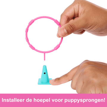 Barbie And Stacie To The Rescue, Speelset Speeltuin Voor Puppy'S, Met Pop, 3 Hondenfiguren En Accessoires