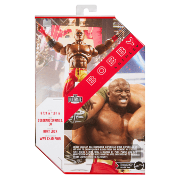 Wwe Ultimate Edition Bobby Lashley Action Figure & Accessories Set, 6-Inch Collectible, 30 Articulation Points