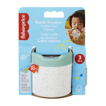 Fisher-Price Rattle A-Latte Coffee Cup Teether - Image 6 of 6