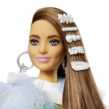 Кукла Barbie Экстра в радужном платье