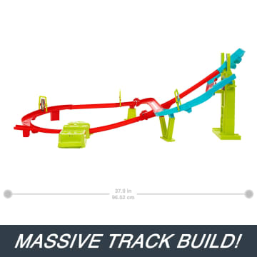 HOT WHEELS NEON SPEEDERS Skyscraper Speed Circuit Track Set