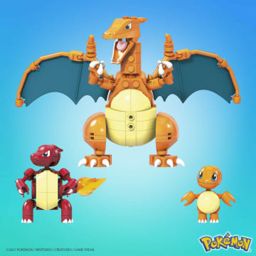 Mega Pokémon Charmander Evolutie, Bouwset, Bouwspeelgoed Voor Kinderen