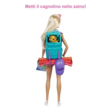 Barbie Siamo In Due Malibu In Campeggio Bambola Con Cagnolino E Oltre 10 Accessori; Dai 3 Ai 7 Anni