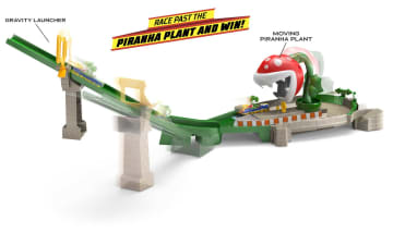 Hot Wheels Mariokart Piranha Plant Slide Track Set - Image 4 of 6