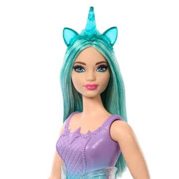 Barbie Unicorn Dolls With Fantasy Hair, Ombre Outfits And Unicorn Accessories - Image 3 of 6