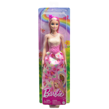 Barbie Royal Doll With Pink And Blonde Hair, Butterfly-Print Skirt And Accessories - Bild 6 von 6