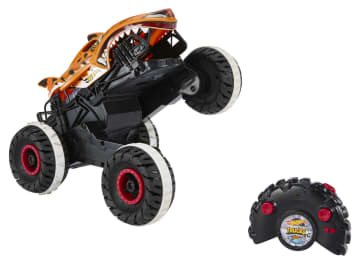 Hot Wheels Monster Trucks Tiger Shark L'Inarrestabile Veicolo Radiocomandato - Image 8 of 8