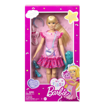 Barbie - Ma Première Barbie - Poupée Malibu Blonde - Poupée Mannequin  - 3 Ans Et +