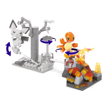 Mega-Pokémon-Danse Flammes De Salamèche-Coffret À Construire (81 Pcs)