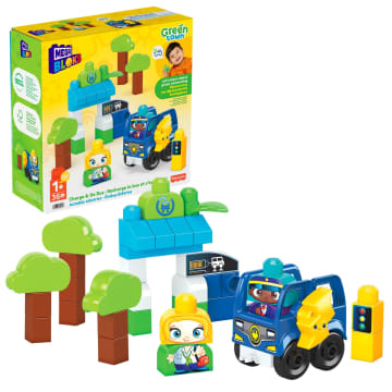 Mega Bloks Green Town Charge & Go Bus - Image 1 of 6