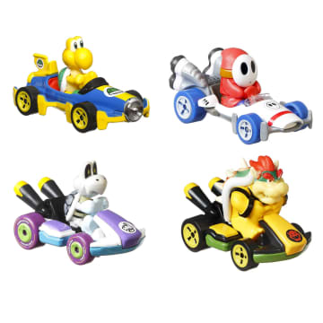 Hot Wheels Mario Kart Confezione Da 4 Veicoli Con 1 Modello Esclusivo Da Collezione