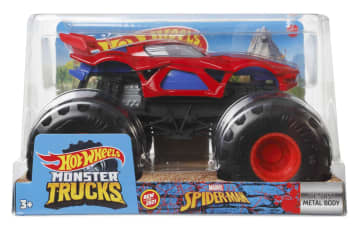 Hot Wheels Monster Trucks Spiderman in Scala 1:24