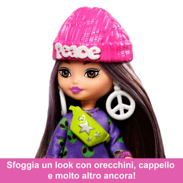 Extra Mini Minis Bambola Con Capelli Castani