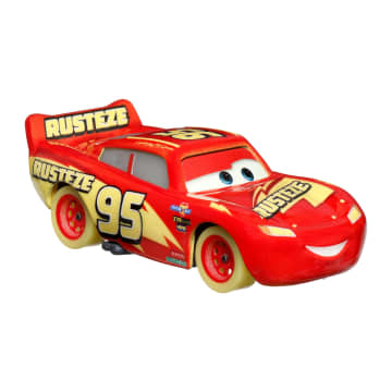 Disney Ve Pixar Cars Parlak Yarışçılar Araçları Karanlıkta Parlayan, 1:55 Ölçekli Metal Oyuncak Arabalar Içerir. - Image 9 of 9