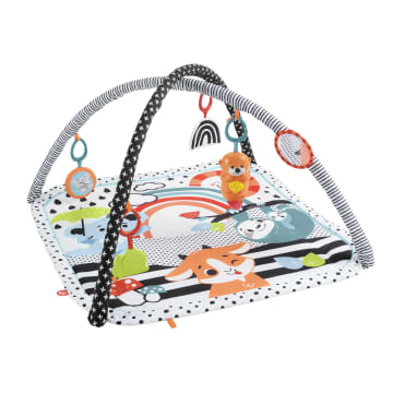 Fisher-Price 3-In-1 Music Glow And Grow Gym Infant Playmat With Lights & Removable Toys