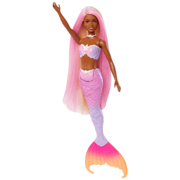 Barbie 'Brooklyn' Zeemeerminpop Met Kleurveranderingsfunctie, Dolfijnenvriendje En Accessoires - Image 4 of 6