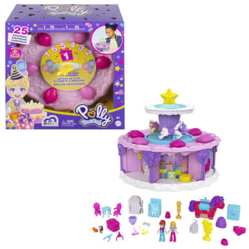 Polly Pocket Birthday Cake Countdown Playset