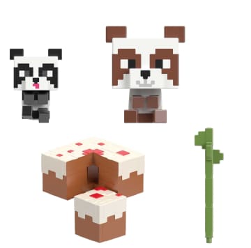 Minecraft Mob Hoofd Mini's Panda Speelhuis Speelset - Image 4 of 6