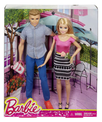 Barbie Dolls, Barbie and Ken Doll 2-Pack Featuring Blonde Hair and Colorful Clothes - Image 4 of 5
