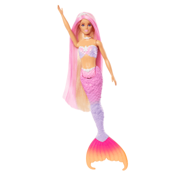 Barbie Γοργόνα Μαγική Μεταμόρφωση Κούκλα Με Αλλαγή Χρώματος, Δελφίνι Και Αξεσουάρ