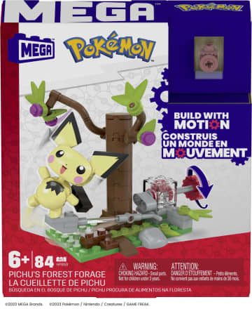 Conjunto De Construcción Búsqueda En El Bosque De Pichu De Pokémon De Mega Con 1 Figura De Acción (84 Piezas) - Imagen 6 de 6