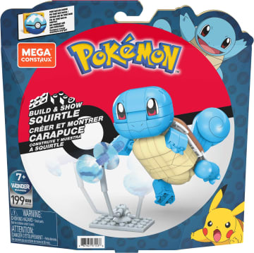 Mega Construx Pokémon Squirtle Bouwen en Laten Zien - Image 6 of 6