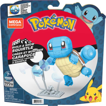 Mega Construx Pokémon, Squirtle Da Costruire Ed Esporre