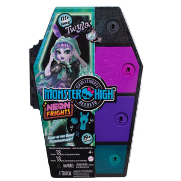 Monster High Straszysekrety Twyla Seria 3 Neonowa - Image 6 of 6