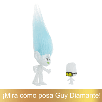 Trolls 3 Todos Juntos Muñeco Guy Diamond - Imagen 3 de 6