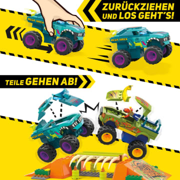 Mega Hot Wheels Monster Trucks Mega-Wrex Knochen Crash Stuntbahn - Bild 4 von 6