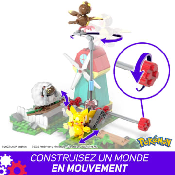 Mega Pokémon - Moulin À La Campagne - Jouet De Construction - 3 Ans Et + - Imagen 4 de 7