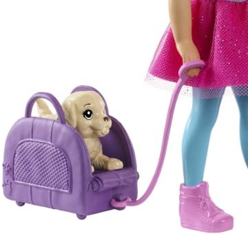 Chelsea Travel Doll, Blonde, With Puppy, Carrier & Accessories - Image 3 of 6