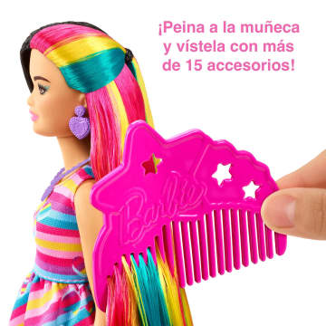 Barbie Totally Hair Pelo extralargo Corazón - Imagen 3 de 6