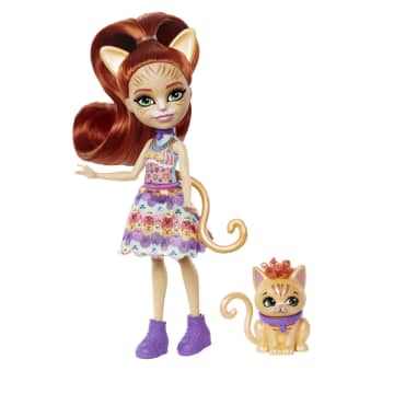 Enchantimals™ Tarla Orange Cat Lalka Pomarańczowy kot + figurka Cuddler - Image 1 of 6