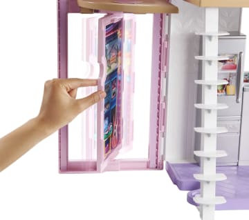 Дом Barbie раскладной с мебелью (двухэтажный)