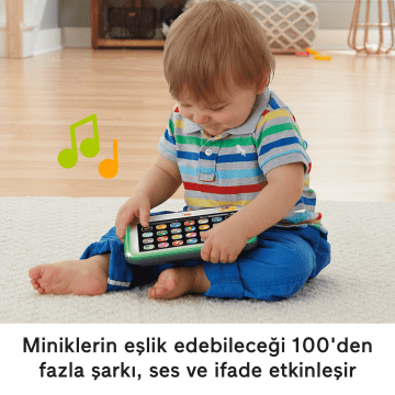 Türkçe Dil Desteğiyle Yürüme Çağındaki Çocuklar Için Müzikli Fisher-Price Eğlen Ve Öğren Yaşa Göre Gelişim Elektronik, Eğitici Oyuncak Tablet
