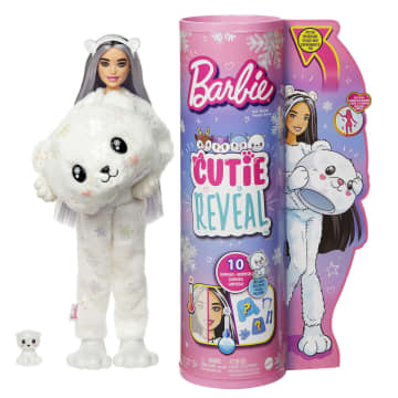 Barbie Cutie Reveal Magia D'Inverno Bambole Con Costume Da Animale Di Peluche - Image 6 of 15