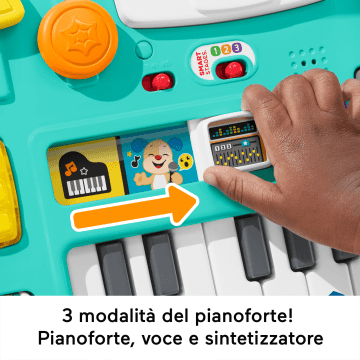 Fisher-Price Ridi E Impara Consolle Per Dj Gioca E Impara, Giocattolo Musicale Educativo Per Neonati E Bambini Ai Primi Passi, Versione Multilingue - Image 3 of 6