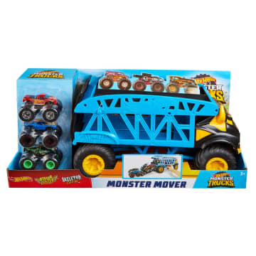 Hot Wheels Monster Trucks Monster Mover Inkl. 3 Monster Trucks