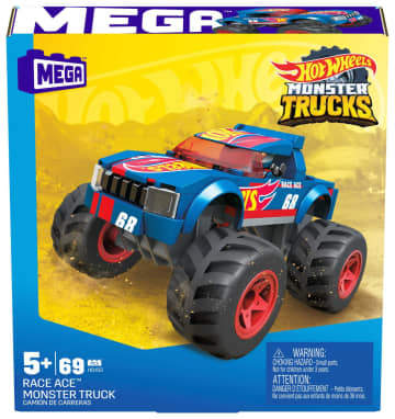 Конструктор Mega Construx Hot Wheels Монстр-трак Рейс Эйс - Image 5 of 6