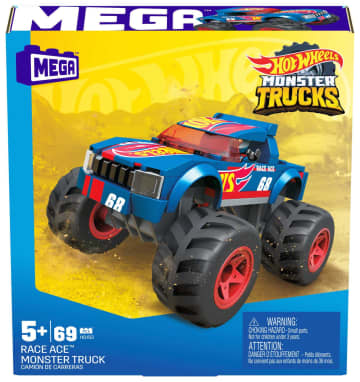 Mega Construx™ Hot Wheels® – Mighty Monster Trucks (Race Ace™ & Gunkster™) - Image 4 of 9