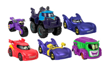 Fisher-Price Dc Batwheels 1:55 Scale Diecast Toy Cars Collection, Preschool Toys