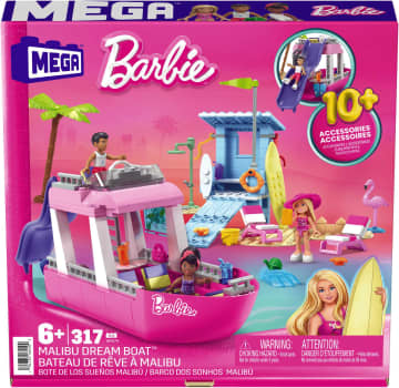 MEGA Barbie Malibu Dream Boat - Image 6 of 6