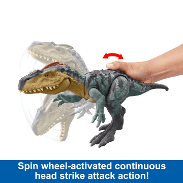 Jurassic World Gigantic Trackers Neovenator Dinosaur Action Figure Toy, Large Species
