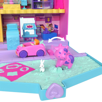 Polly Pocket Bebekleri Ve Oyun Seti, Mini Bebekler Ve Aksesuarlarlar Bulunan Market Oyuncağı, Pollyville Marketi - Image 3 of 6